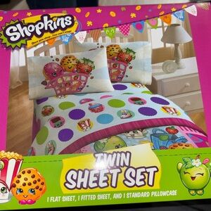 Brand new shopkins twin sheets